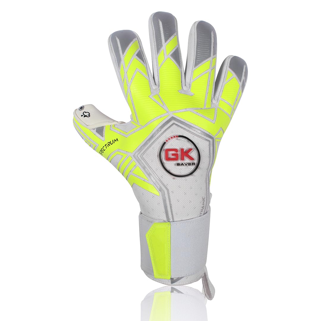 GK Saver Football Goalkeeper Goalie Gloves, Spectrum-S3, SIZE 9 - Image 3