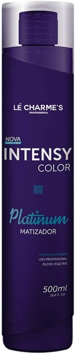 Le Charmes Cosmetics Intensy Color Platinum 500 Ml - Brassiness Control Collection - Demi-Permanent Hair Color for Platinum Hair (1 Count)