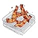 Facynde Air Fryer - Estante de 3 capas, soporte cuadrado, accesorio para freidora de aire, estante multiusos, rejilla cuadrada, soporte de acero inoxidable, 28,3 cm