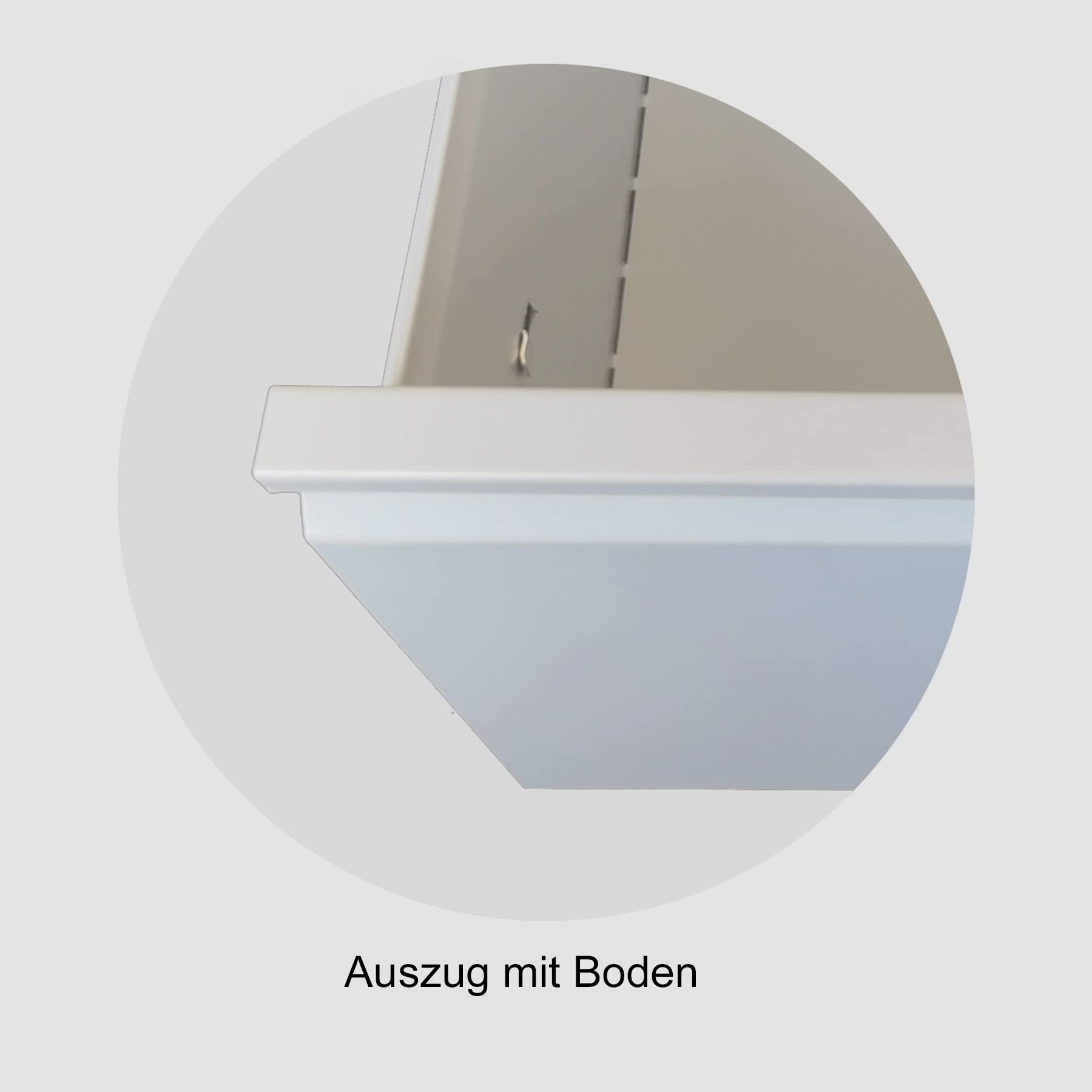 Schrank & Stuhl 2 Stück Hängeregisterschränke einbahnig – Hängemappenschränke mit je 3 Schüben für DIN A4, abschließbar, komplett montiert, 101 x 40 x 62 cm, Weiß