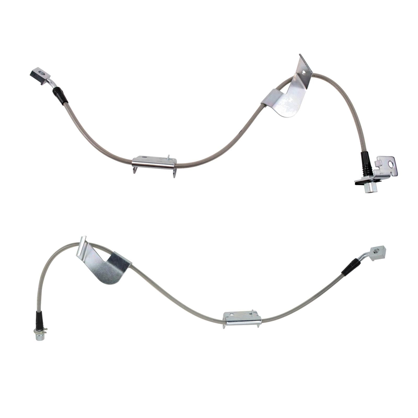 TRQ Front Performance Brake Hose Set