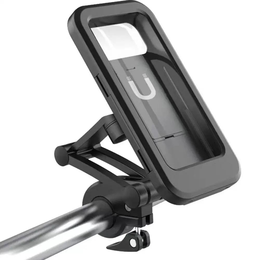 Supporto Telefono Bici Impermeabile Manubrio Morsetto Cellulare Clip Regolabile Per Strada Bicicletta Moto