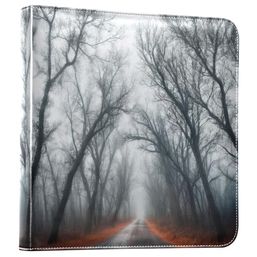 Álbum de Fotos Adhesivo DIY Scrapbook Álbum Camino Hacia el Cielo Nublado Encuadernador de 3 Anillos Libro de Fotos 40 Páginas 8x10 para Memoria miniatura 1