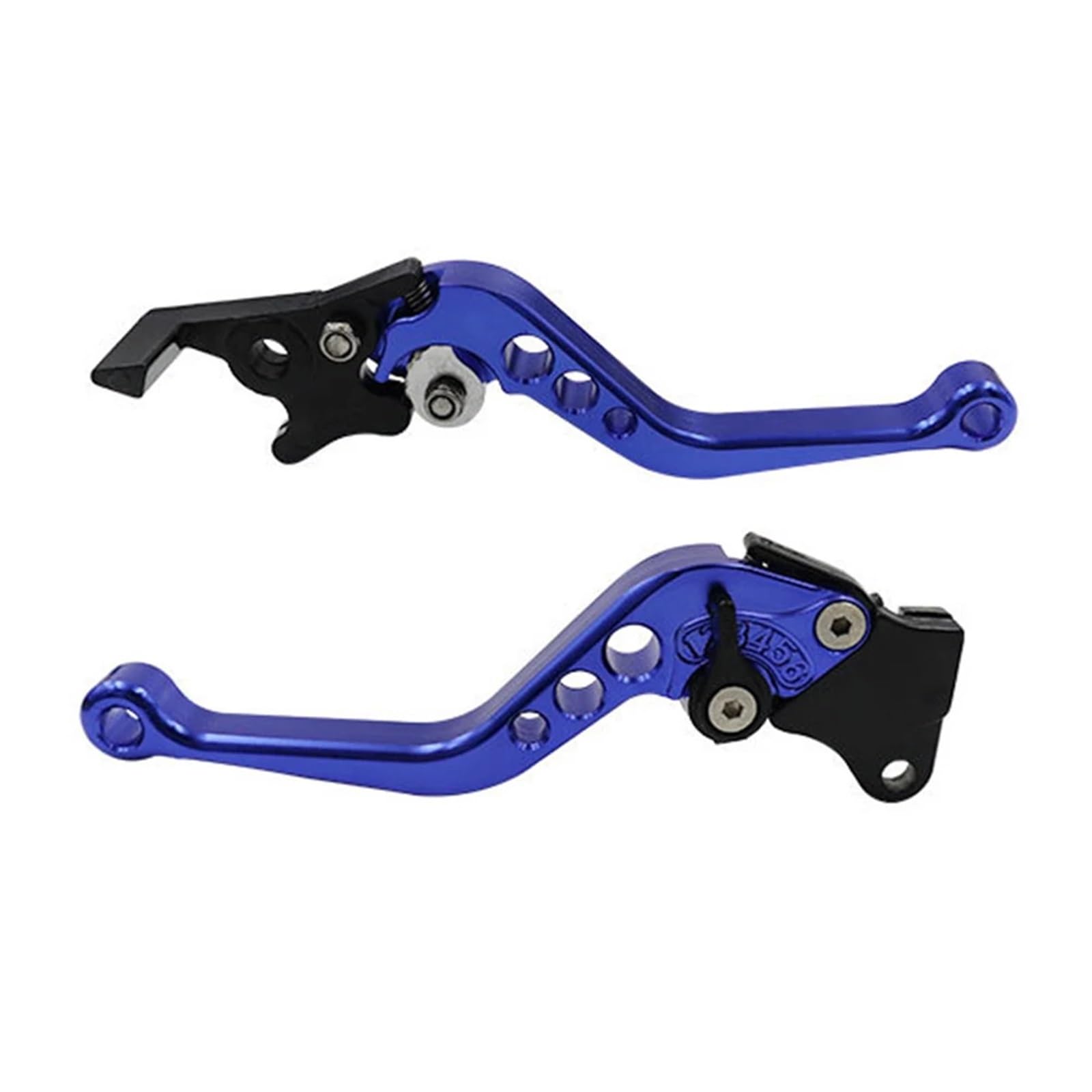 Onmaweyb A Brake Clutch Lever Bike 2Pcs Universal Luminum Lloy Motorcycle Brake Handle Motorbike Modification Motor Clutch Drum Lever(A)