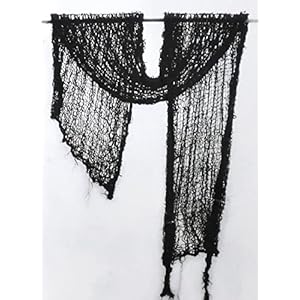 Jagmag® Halloween Black Creepy Cloth 76X198 cm Spooky Fabric Cloth for Haunted House Creepy and Spooky Halloween…