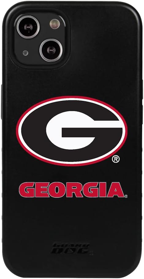 Guard Dog Case Compatible with iPhone 14 Plus - Military Grade - Rugged Two Piece Protection - Collegiate Licensed - Georgia Bulldogs - by Paulson Designs