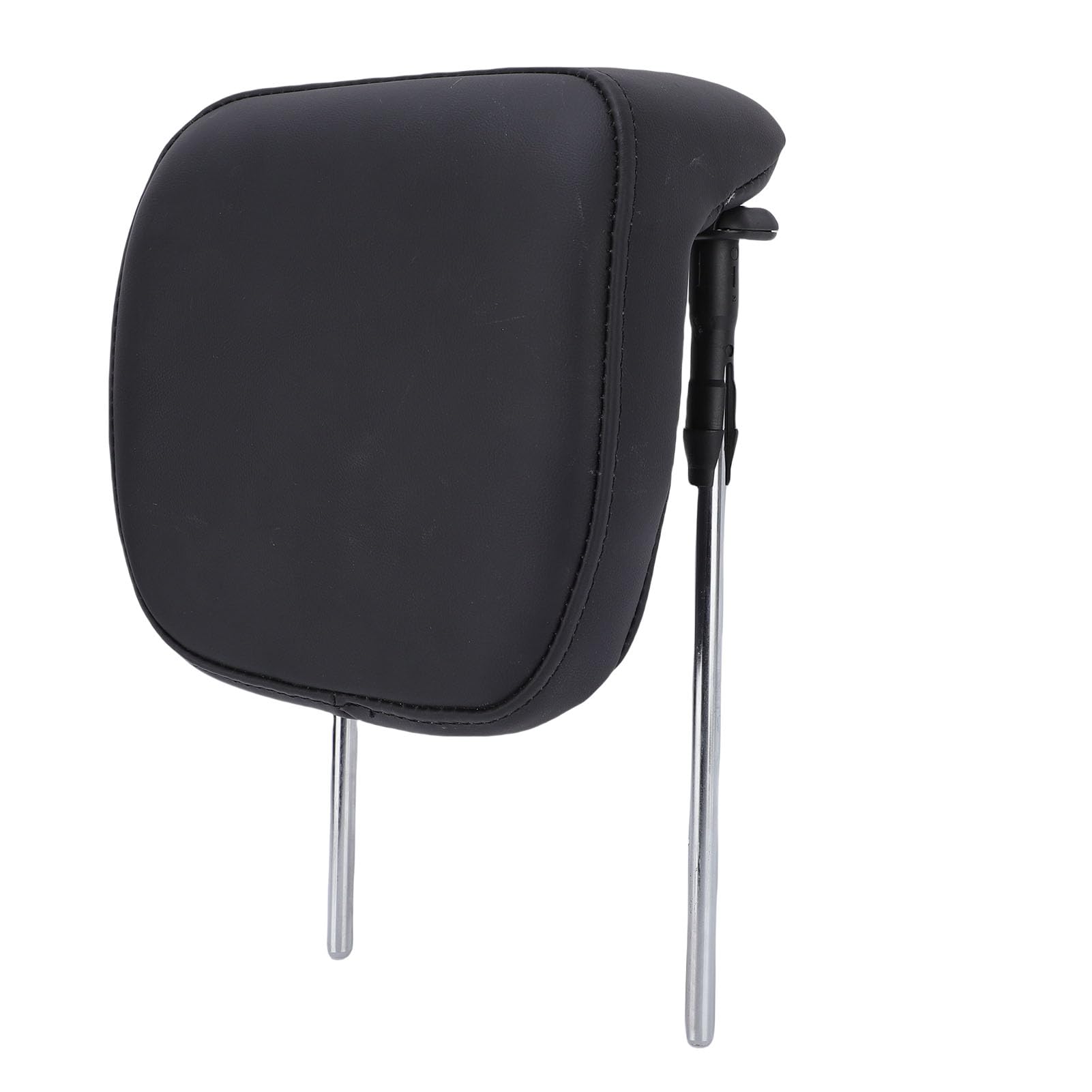 Cuscino di Supporto in Memory Foam per Poggiatesta per Auto per un Comodo Allineamento del Collo per gli Spostamenti Quotidiani e i Viaggi a Lunga Distanza Pelle PU Nera