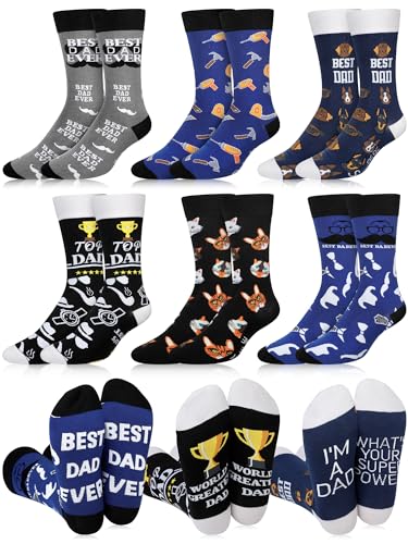 Floraltop 6 Pairs Dad Socks