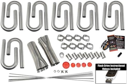 Pro Series Header Build Kit to fit 4.6L 4v Ford Modular Motor by Stainless Headers MFG