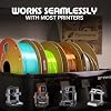 Polymaker Panchroma PLA Black 3D Printer Filament, 1.75mm, 1kg Spool, Easy to Print, High Speed Printing, Tangle Free, AMS Compatible, Perfect for Toys, Decor, Miniatures, Models & Cosplay
