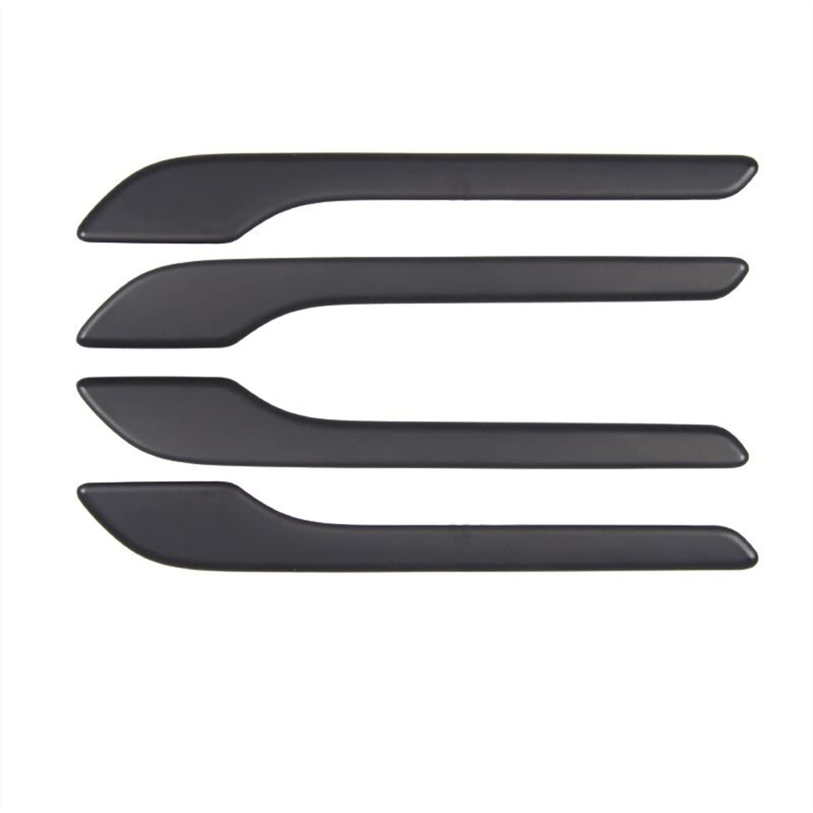 FANGZIQQ for Model 3 Y Carbon Fiber Black Chrome Car Door Handle Cover Trim Sticker Styling Car Inner Door Handle(1)