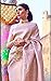 Jaanvi fashion Women's Banarasi Silk With Gold-Toned Zari Jacquard Work Saree With Unstitched Blouse Piece (sejal-lavender)