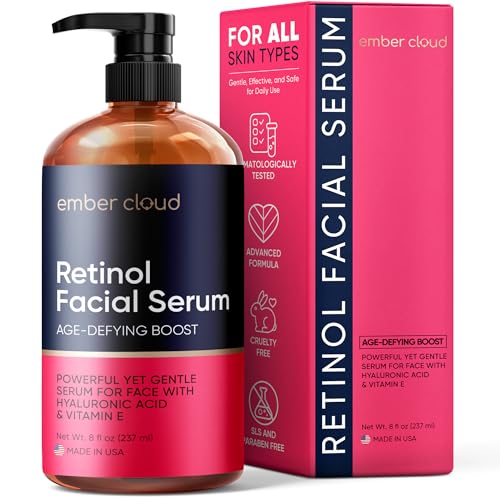 Image of Retinol Serum for Face with Hyaluronic Acid & Vitamin E 8 Oz