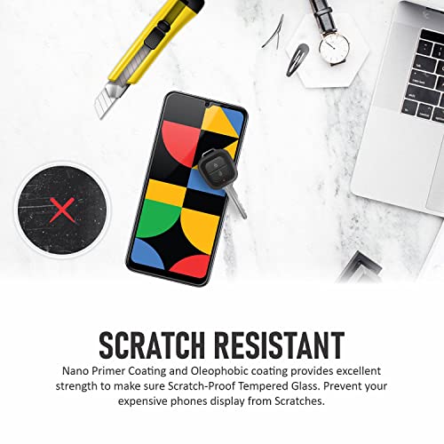 SupCares Tempered Glass for Redmi A2 Plus, A2, Redmi A1, 10A, 9 Activ, 9I, 9I Sport, 9C, 9A, 9A Sport and Poco C31 (6.52 Inch) With Installation Kit | 9H Edge to Edge Screen Protector | Black - Image 6