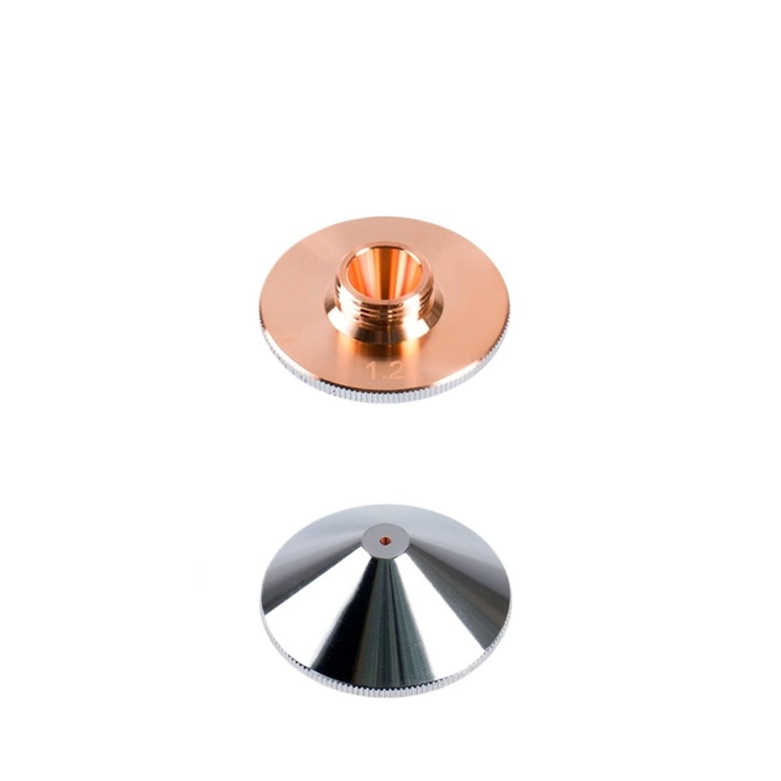 dysza do cięcia laserowego, Dysze laserowe światłowodowe 1,2 .5 .0 3. Pojedyncze podwójne do dysz laserowych maszyn tnących(Typea 28mm Chrome-1pcs,4.0mm)