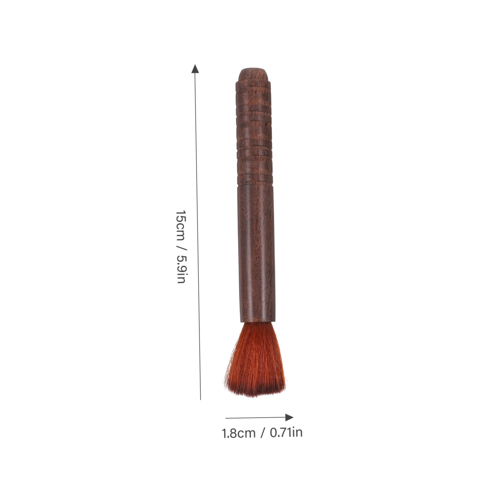 QUMIIRITY Ergonomic Violin Brush 2pcs Wool Erhu Cleaning Brush for Musical Instruments Dust Eraser Tool