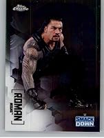 Vista 1 de 2020 Topps Chrome WWE #50 Roman Reigns SmackDown Wrestling Trading Card