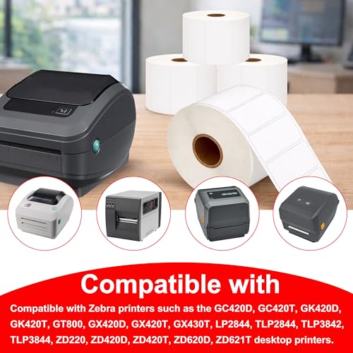 Étiquette thermique Zebra GK420D compatible 57x32mm pour code barre - 3