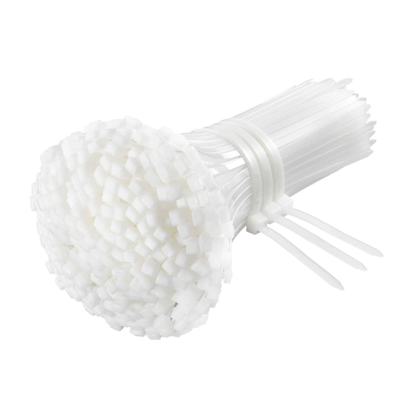 Confezione da 1000/250 pezzi di fascette autobloccanti in nylon bianco, 3 x 100, 3 x 150, 4 x 200 cavi di fissaggio industriali (8 x 350 mm, 20 pezzi)