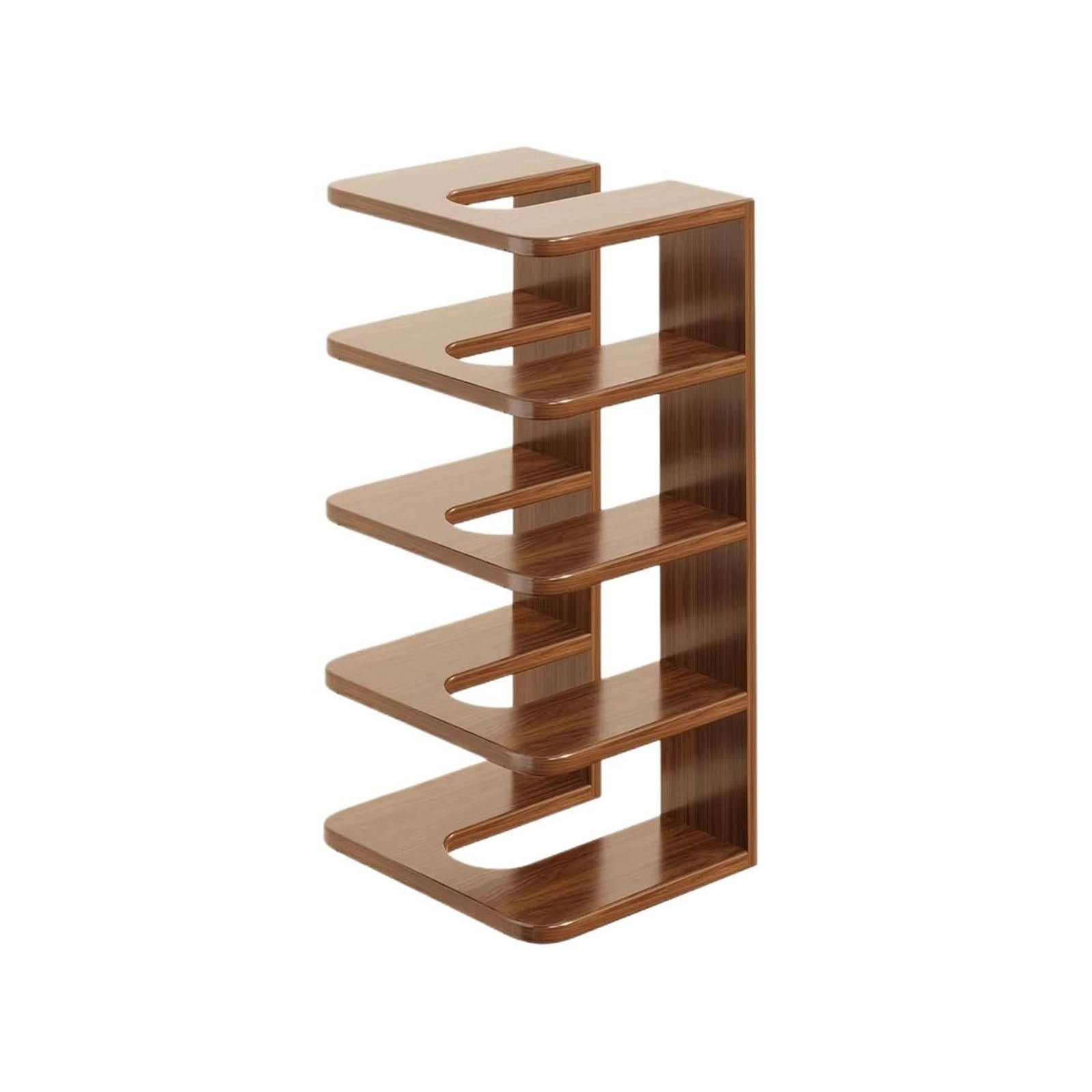 Zhaoj24-05 Bookcase Minimalism Wooden Divided Bookshelf Open Tabletop Organizer Shelf