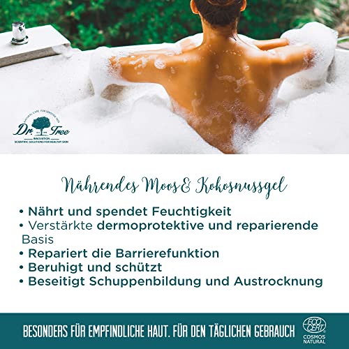 Dr. Tree Duschgel für empfindliche Haut – Stärkt das Mikrobiom – 99,7% natürliche Inhaltsstoffe 500 ml