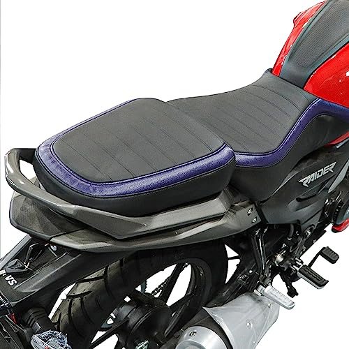 Image of TVS Seat Cover for Sweat Free Comfortable Riding| Nylon Thread Stitching for Strength| Bike Riding Accessories|Heat & UV Ray Protection|Enhanced Tear Resistance