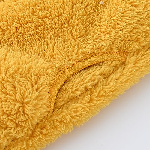 Kids Girls Fleece Vest Hooded Zipper Warm Winter Sleevless Coat Thick Cute Outerwear Jacket Vest With Pocket Clothes4