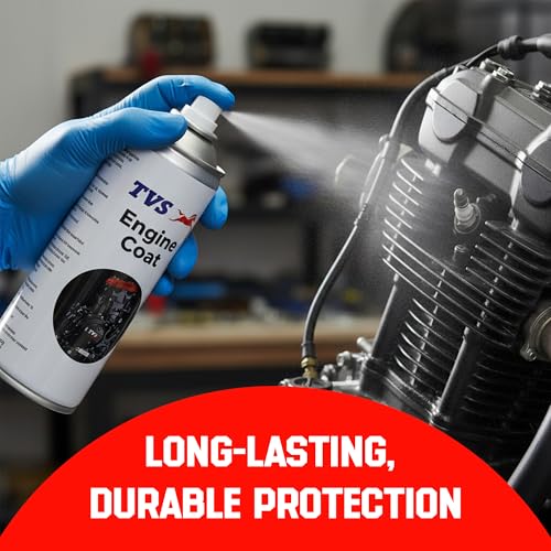 Image of TVS Engine Coat VST | Glossy Protection for Engine Compartments | Easy Maintenance | Maintains New-Like Appearance | White | 400ml