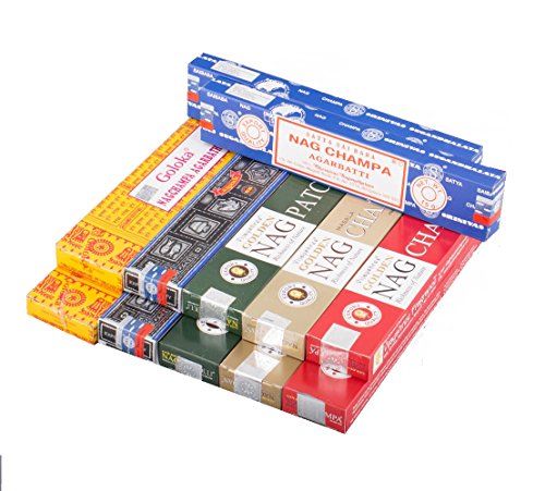 Pamai Pai® Nag Champa - Bastoncini di incenso, 180...