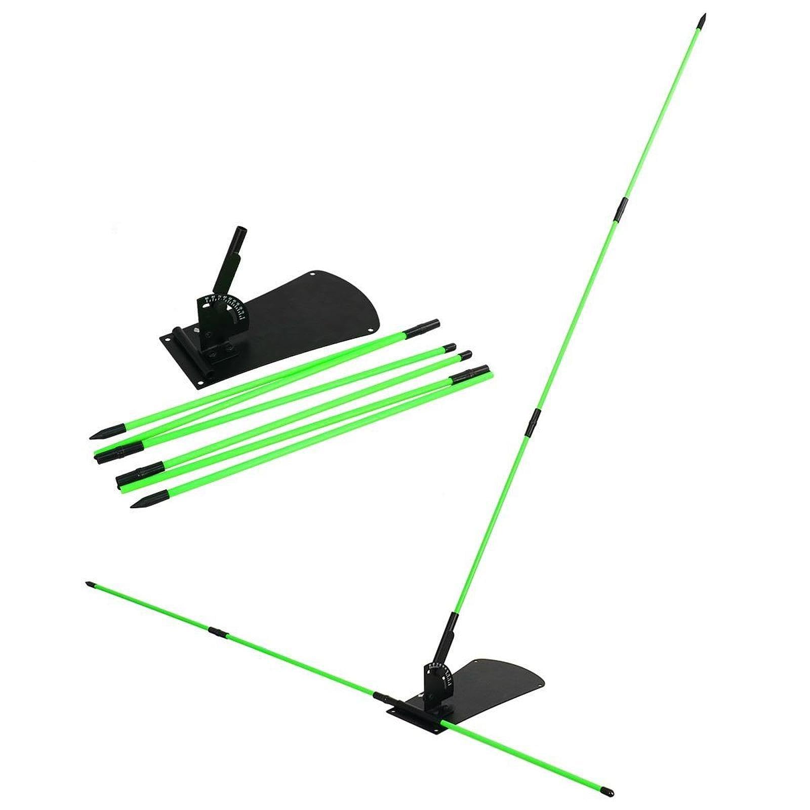 predolo Supporto per Asta di allineamento da Golf, Allenamento dello Swing da Golf, Accessori per Golfisti Professionisti, Asta di Pratica Portatile,