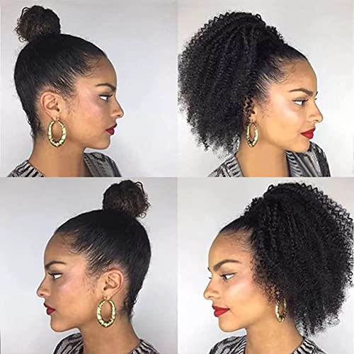 Kinky Curly Clip In Hair Extensions UDU Human Hair Extensions 3C 4A Curly Clip In Hair 10pieces Triple Weft Full Head Clip In Hair Extensions (14inch)