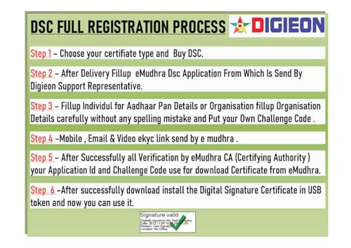 DIGITAL SIGNATURE CERTIFICATE (DSC) LINK & SUPPORT - CLASS 3 - ORGANIZATION - 3 YEARS WITHOUT USB TOKEN - Image 4