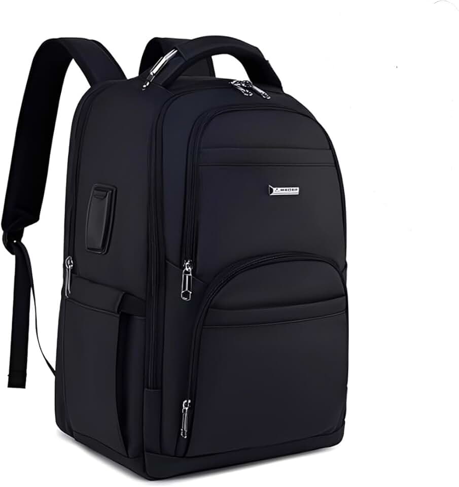 Mochila Masculina Executiva Grande Reforçada para Notebook Trabalho, Viagem e Escola Design Moderno, Impermeável, com Cabo Reforçado, Saída USB e Fone, Conforto Segurança e Durabilidade, Unissex