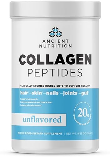 Ancient Nutrition - Péptidos de colágeno sin sabor, 9.88 OZ