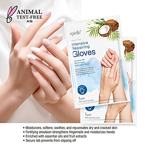 Epielle New Moisturizing Socks And Gloves For Hand And Foot Care | Assorted 5 Pairs Gloves (Gloves 5 Pairs) Stocking Stuffers!! Mothers Day Gifts #TOP6