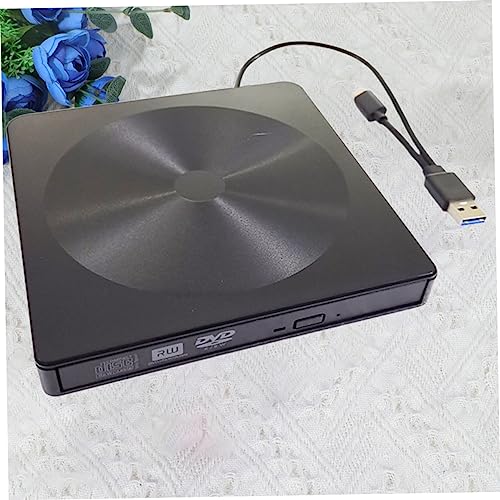 Unidad óptica externa DVD USB tipo C negra miniatura 5