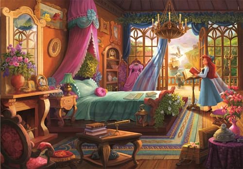 Clementoni 500 Piece Puzzle - Ever After Collection: Ariel, 35156, Vibrant, Colorful, 500 pieces, 36 cm x 49 cm - Image 2