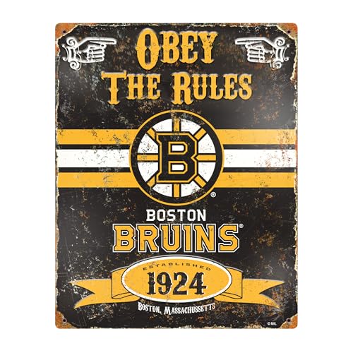 Party Animal NHL Hockey Vintage Wall Décor, Boston Bruins