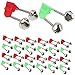 BESPORTBLE 50pcs Fishing Alarm Bell Portable Fishing Pole Night Fishing Gear Clip on Fishing Portable Fishing Bells Fishing Twin Fishing Bell Clips Portable Fishing Alert Bells Alarm Clock