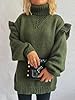 dsumvns Long Sleeve Ruffles Sweaters for Women 202... #1