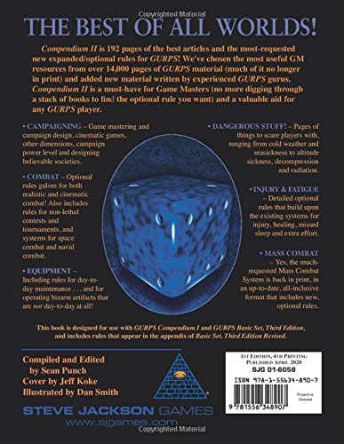 GURPS Compendium II (GURPS Third Edition Roleplaying Game, from Steve Jackson Games)