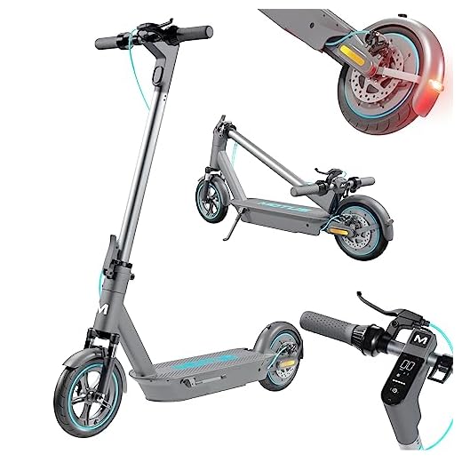 Motus Scooty 10" Plus 2022 Trottinette Electrique | 60km Autonomie | 36V 15Ah 540Wh | Adulte Enfants Pilable Scooter électrique Electric | 10 Pouces | Suspension Avant et Arrière | écran LCD