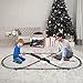 JONEALA Train Set with Remote Control,Electric Train Track Around Christmas Tree W/Cargo Vehicle,Light & Sounds,Alloy Steam Locomotive Engine Train Toy Gift for Boys Girls 4 5 6 7 8 9 10