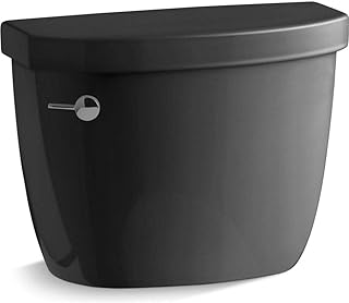 KOHLER K-4418-7 Cimarron 1.6 gpf Class Five Toilet Tank, Black Black