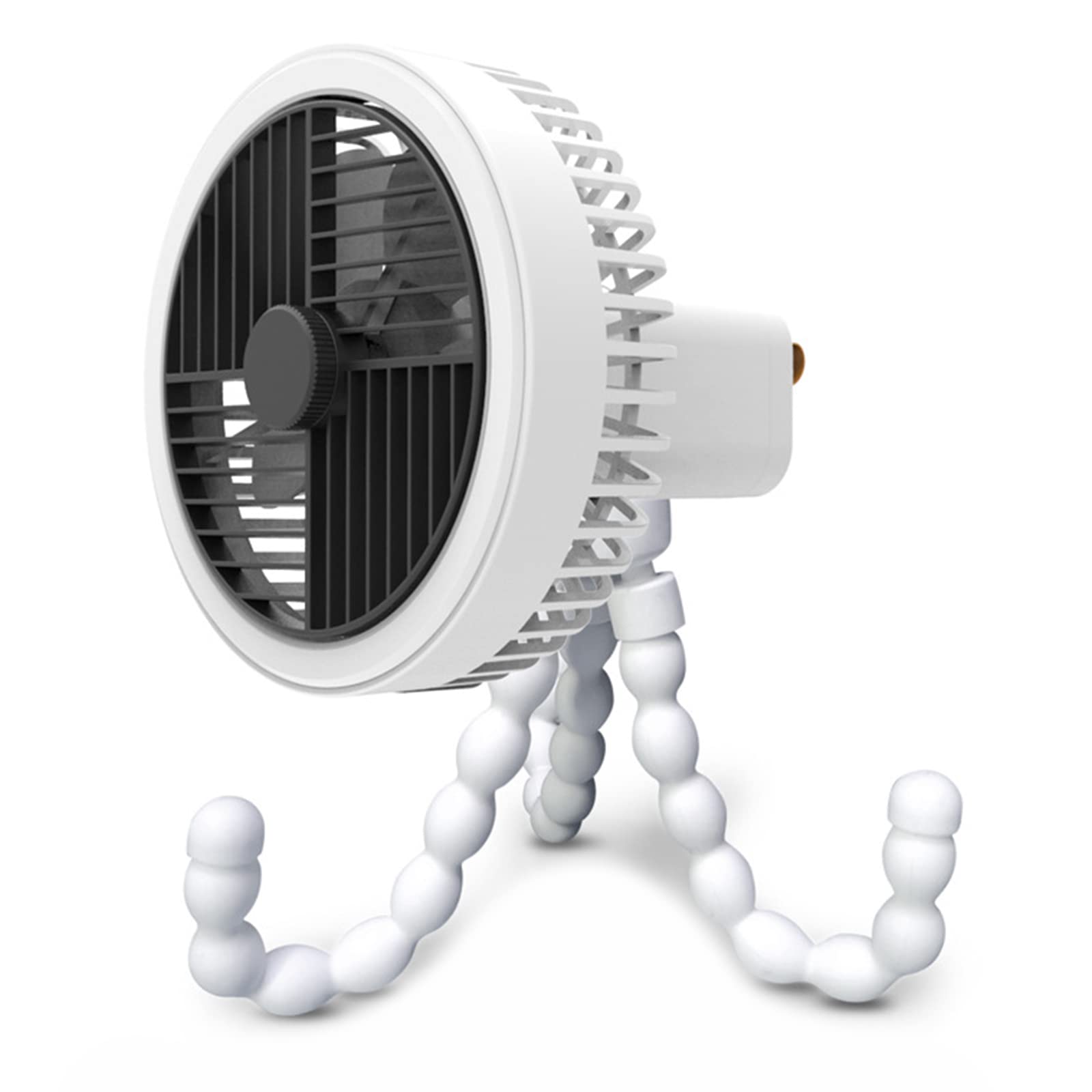 Ventilador con trípode flexible y batería recargable para fijar en cochecito 8