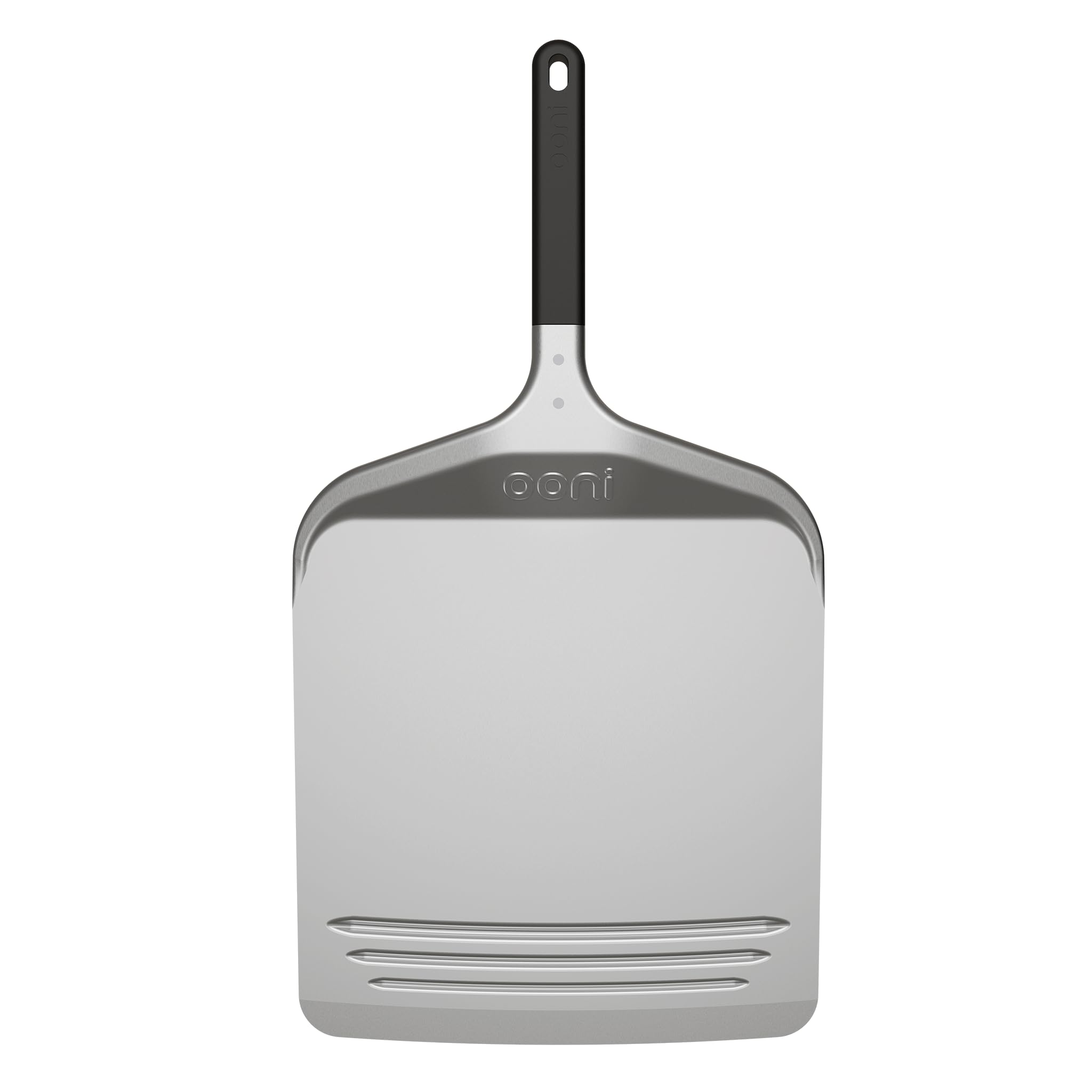 Ooni Pala de pizza compacta de 12 pulgadas, pala de pizza de metal de 12 pulgadas, pala giratoria ligera para pizza con asa, accesorios para horno de pizza