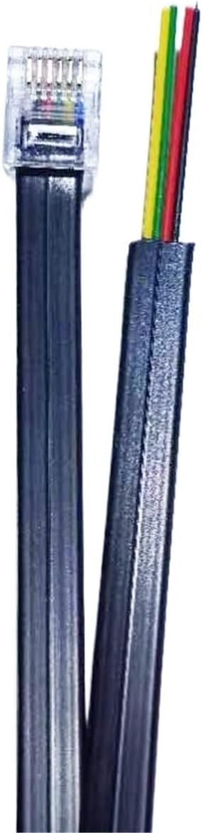 Customized RJ11 RJ12 Connector to Wire END Cable(RJ11 RJ12 to 4P WE)