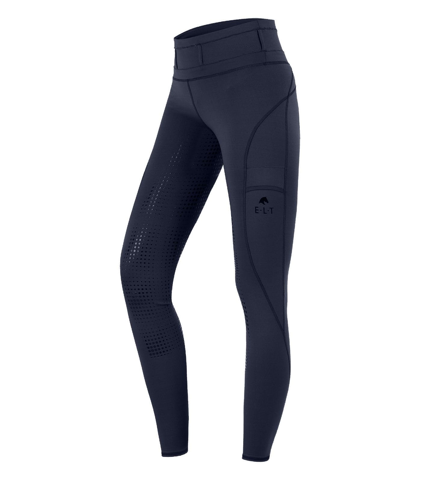 ELT Legging d'équitation Hanna taille haute, bleu nuit, 48
