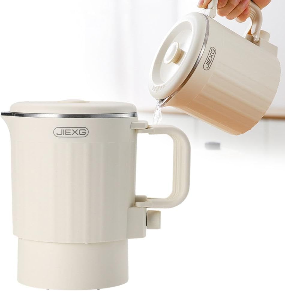 Hervidor eléctrico portátil para viajes, hervidor eléctrico plegable de 27.1 fl oz, cafetera eléctrica multifuncional de acero inoxidable 304, Hervidor eléctrico portátil para viajes, hervidor eléctrico plegable de 27.1 fl oz, cafetera eléctrica multifuncional de acero inoxidable 304,