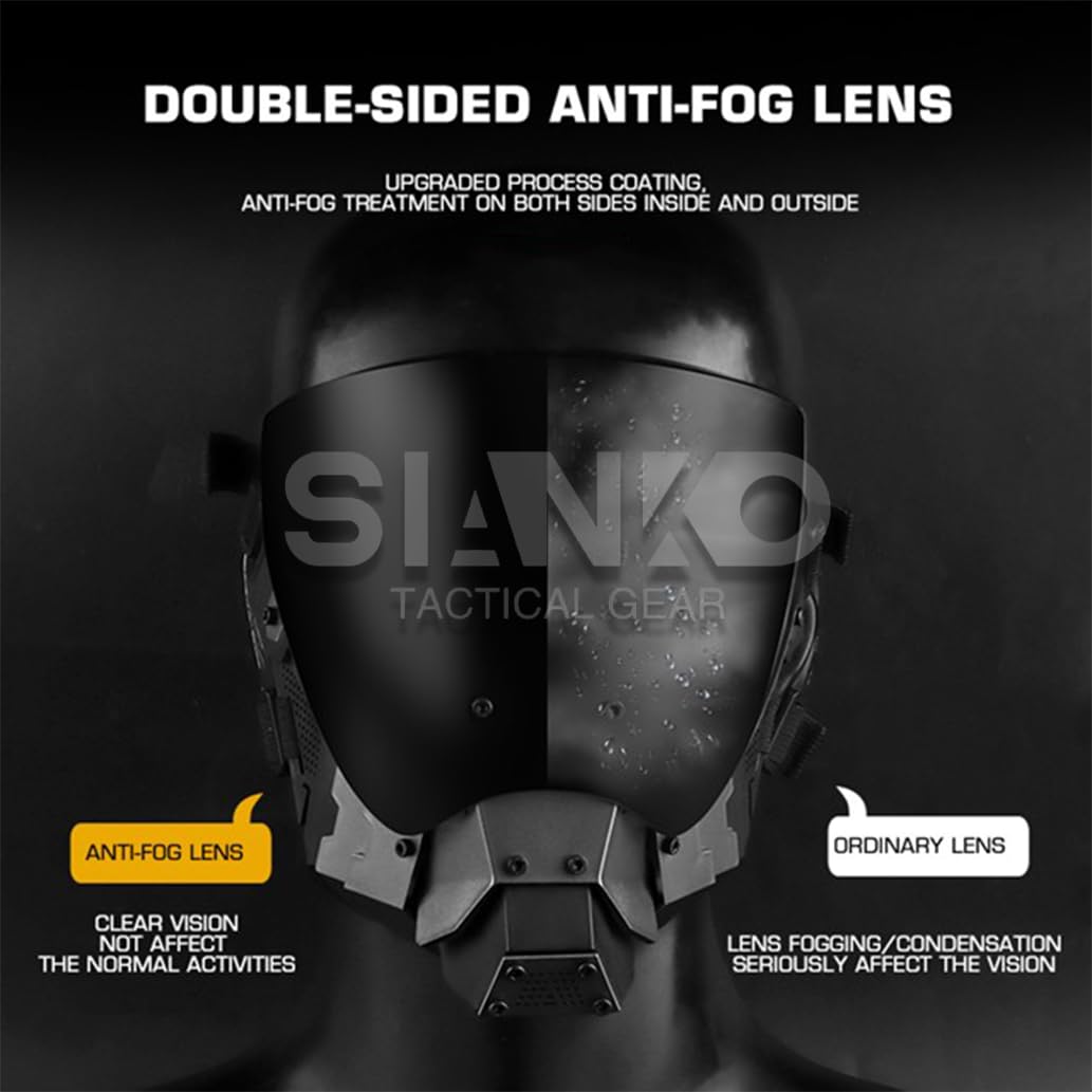 Masque Cyberpunk Cadeaux d'Halloween et de Noël, casque de
